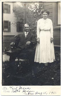 Fred Berean and daughter Nellie, 15 August 1911